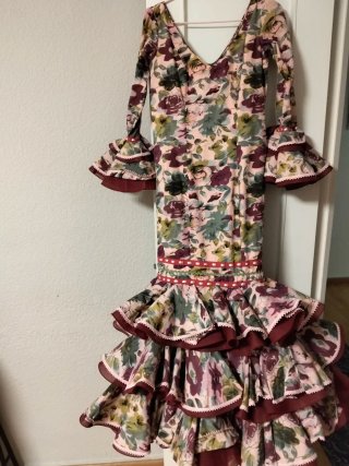 Traje Flamenca Estampado Floral