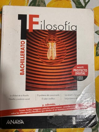 Filosofía 1 bachillerato