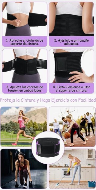 Faja Reductora Abdomen Ajustable Deporte Fitness