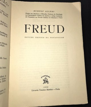 Freud - Estudo Crítico da Psicanálise