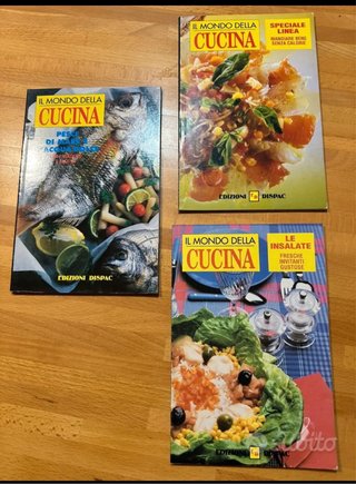 Tris Libri di Cucina - Il Mondo della Cucina