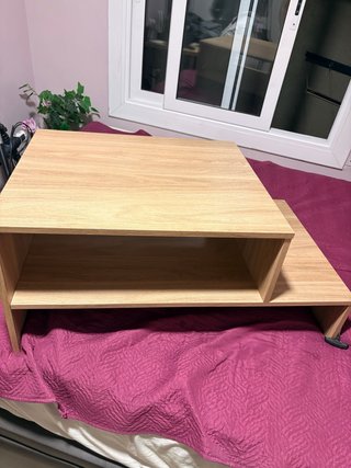 Mesa auxiliar IKEA madera