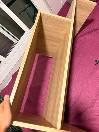 Mesa auxiliar IKEA madera