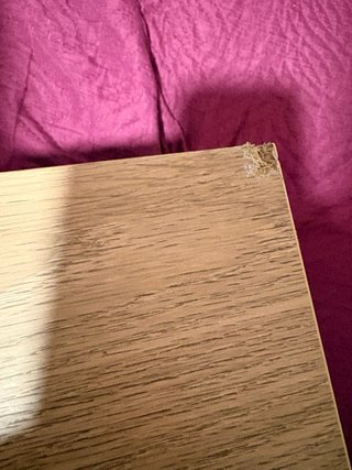 Mesa auxiliar IKEA madera
