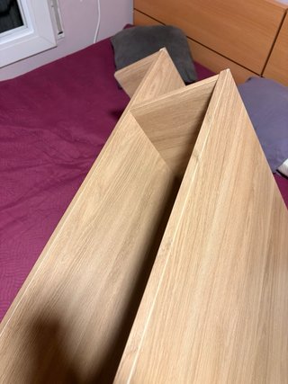 Mesa auxiliar IKEA madera