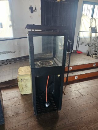 Estufa de gas para terraza o interior