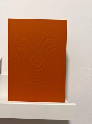 Colonia Puig Naranja Caja Relieve