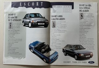 Catálogo Ford Fiesta 1989
