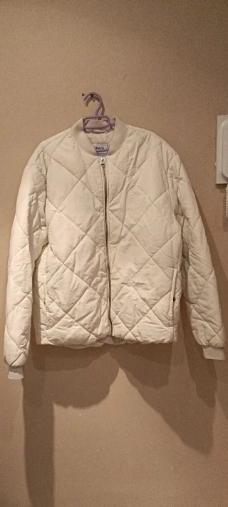 Abrigo acolchado Zara blanco