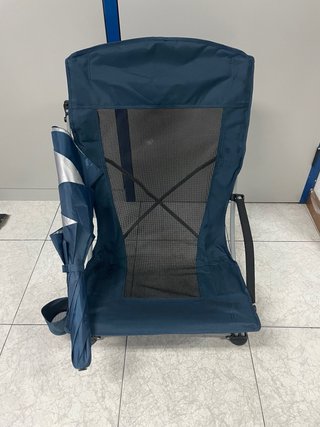 Silla de camping plegable con parasol