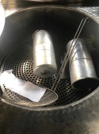 Churrera semi automática inox