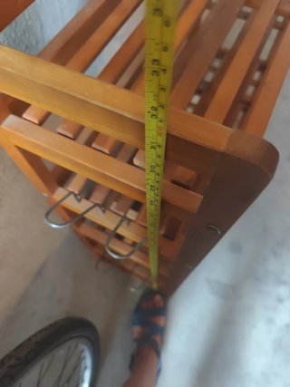Zapatero / botellero de madera