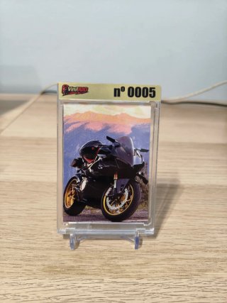 Cromo metálico personalizado