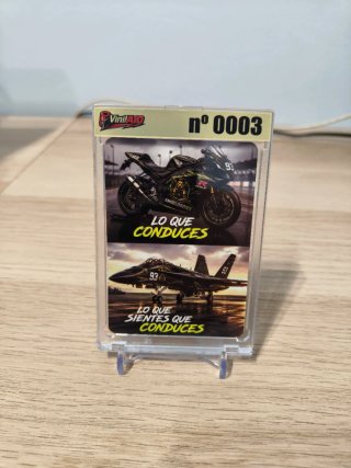 Cromo metálico personalizado
