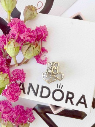 Pandora Charm Minnie Mouse Plata