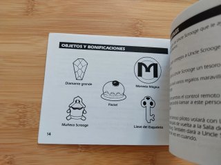 MANUAL DUCK TALES ESPAÑOLIZADO NINTENDO NES