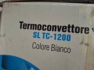 Termoconvettore elettrico bianco