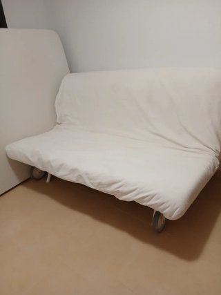 Sofá Cama 1.50x2.00 Tela Blanca