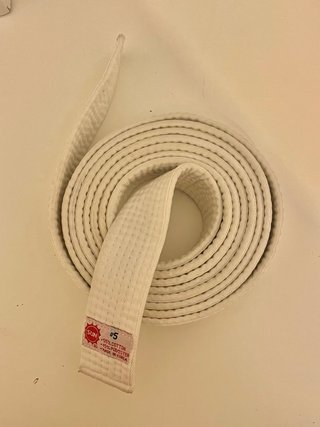 Cinturón Blanco Taekwondo 270cm