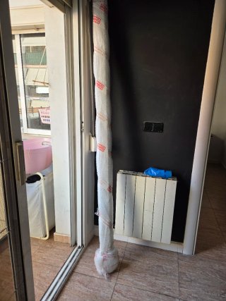 Puerta interior maciza blanca lacada 72,5 cm
