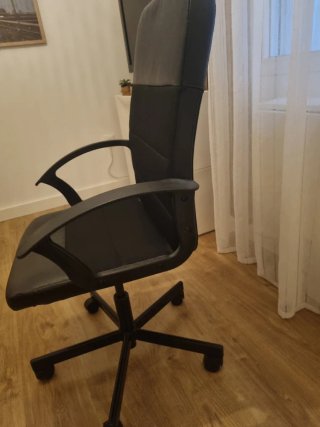 Silla de escritorio Ikea negra