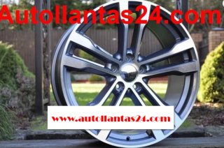 Kit 4 llantas para bmw x6 x5 burkina gris r847942