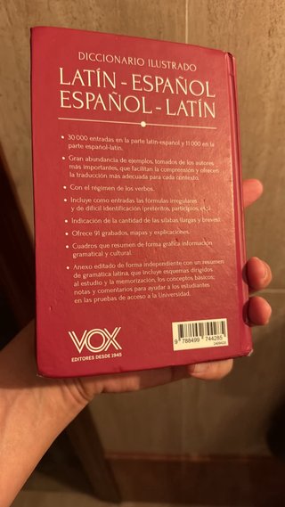 Diccionario de latin vox