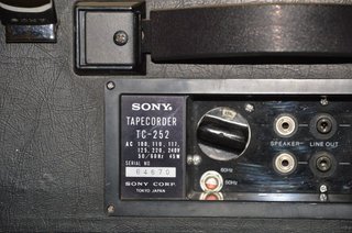 Sony TC-252/252W Grabadora Cinta Estéreo