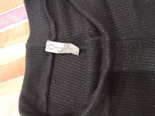 Pantalón acampanado con brillos