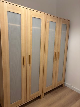 2 Armarios Ikea 2 puertas madera