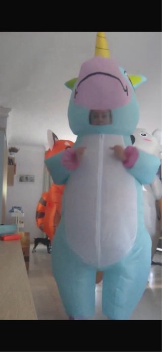 Disfraz T-Rex inflable para adulto