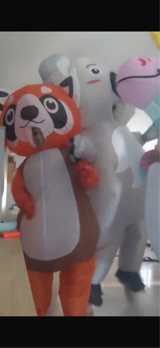 Disfraz T-Rex inflable para adulto