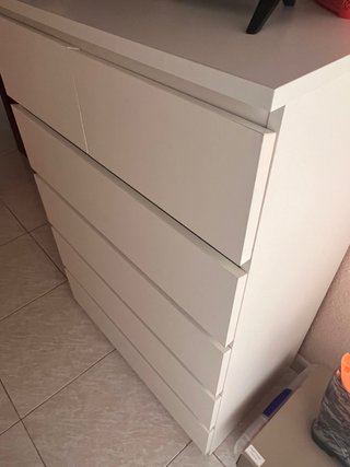 Cómoda Malm Ikea Blanca