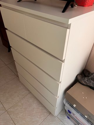 Cómoda Malm Ikea Blanca