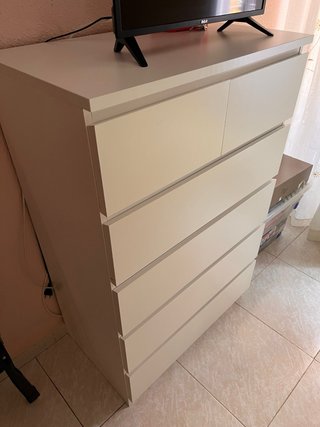 Cómoda Malm Ikea Blanca