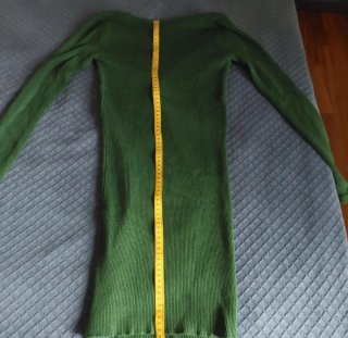 Abito elasticizzato coste nodo M/L