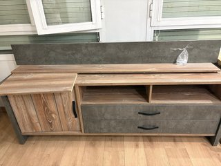 Mueble TV madera y metal