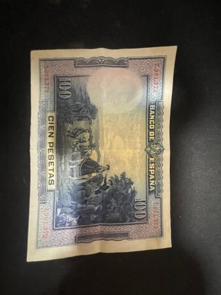 Billete 100 pesetas Banco de España