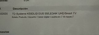 TV LED 50 4K