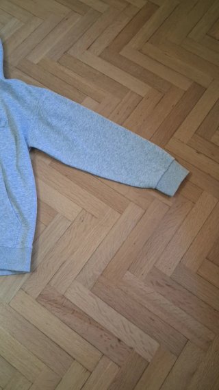 Felpa con cappuccio Dior grigia