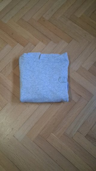 Felpa con cappuccio Dior grigia