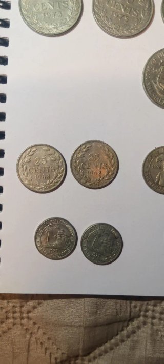 Lote 17 Monedas Liberia