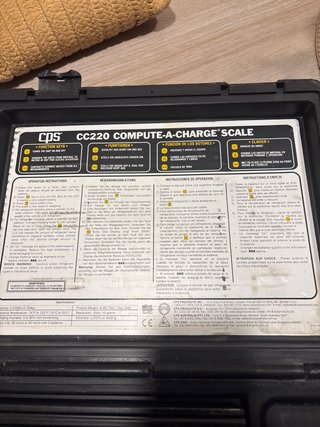 Báscula portátil CPS CC220 Compute-A-Charge