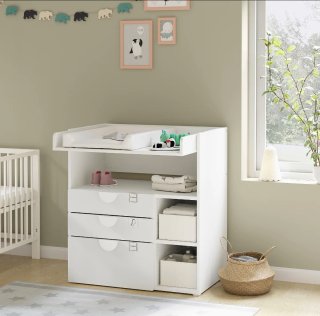 Cambiador Ikea Smastad bebé escritorio