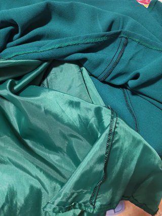 Vestido Moda Tutku verde y negro