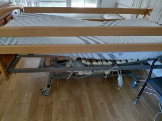 Cama articulada eléctrica madera