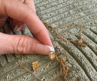 Pendientes Tous Oso Dorado con Piedra Blanca