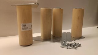 Patas de madera EKET IKEA (4 unidades)