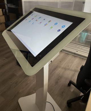 Tableta Kiosco interactivo Táctil RCSTAR Blanca