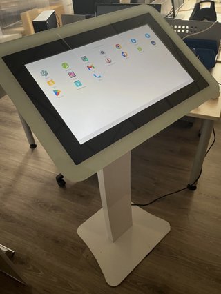 Tableta Kiosco interactivo Táctil RCSTAR Blanca